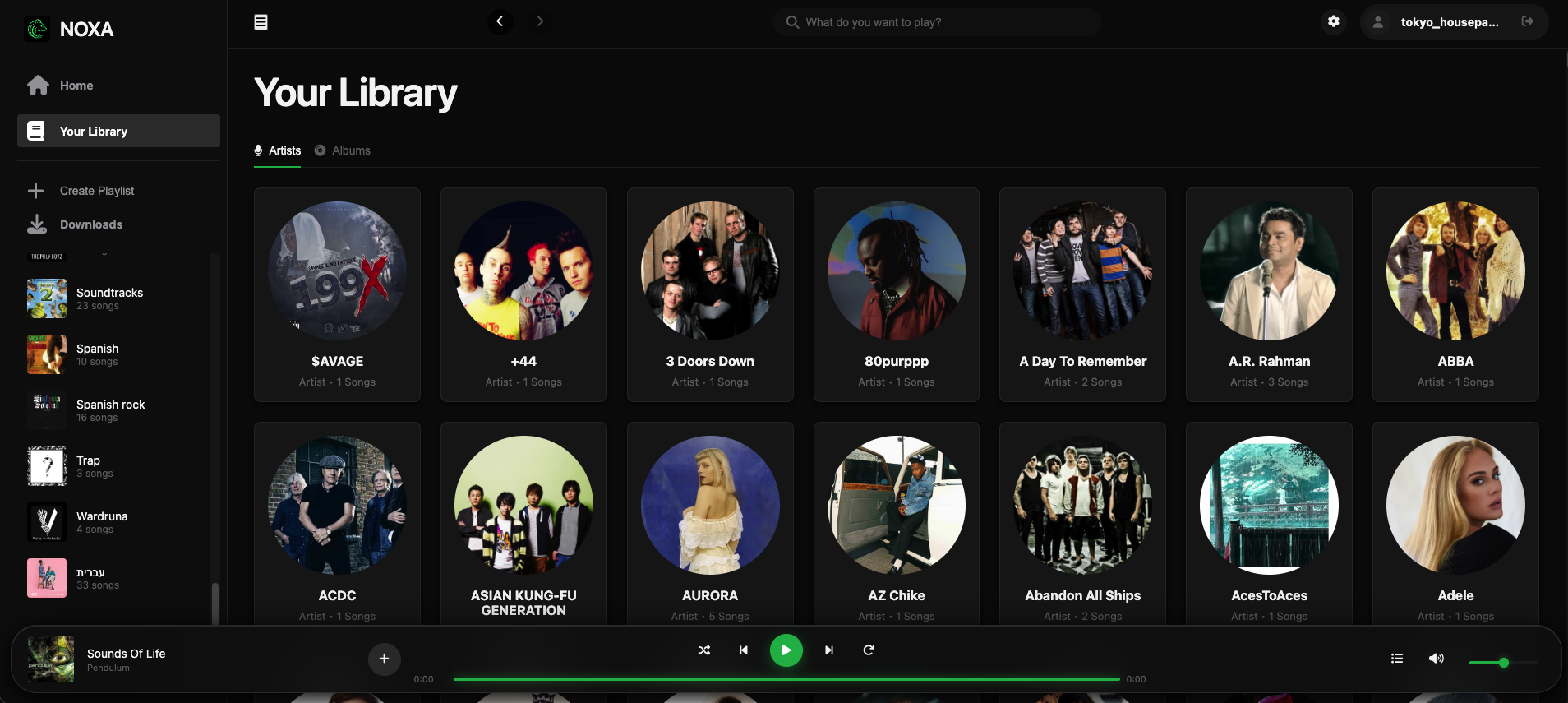 Noxa Music Library Dark